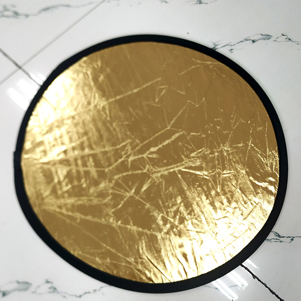 Reflector Disc Silver - 2Pcs Photography Reflector Superior Nylon Fabric