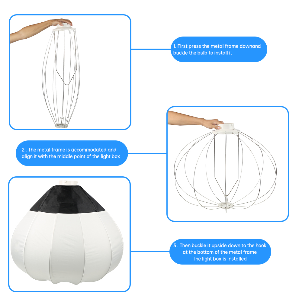 Globe Modifier Round - 65cm Globe Lantern Softbox Bowens Elinchrom