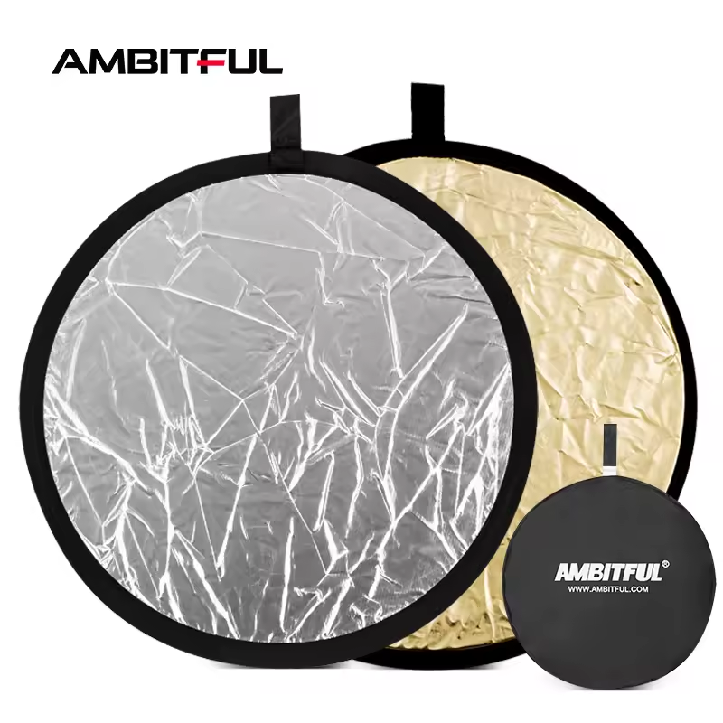 Reflector Disc Silver - Ambitful 2in1 30/60/80/110cm Multi-Disc Diffuers Light
