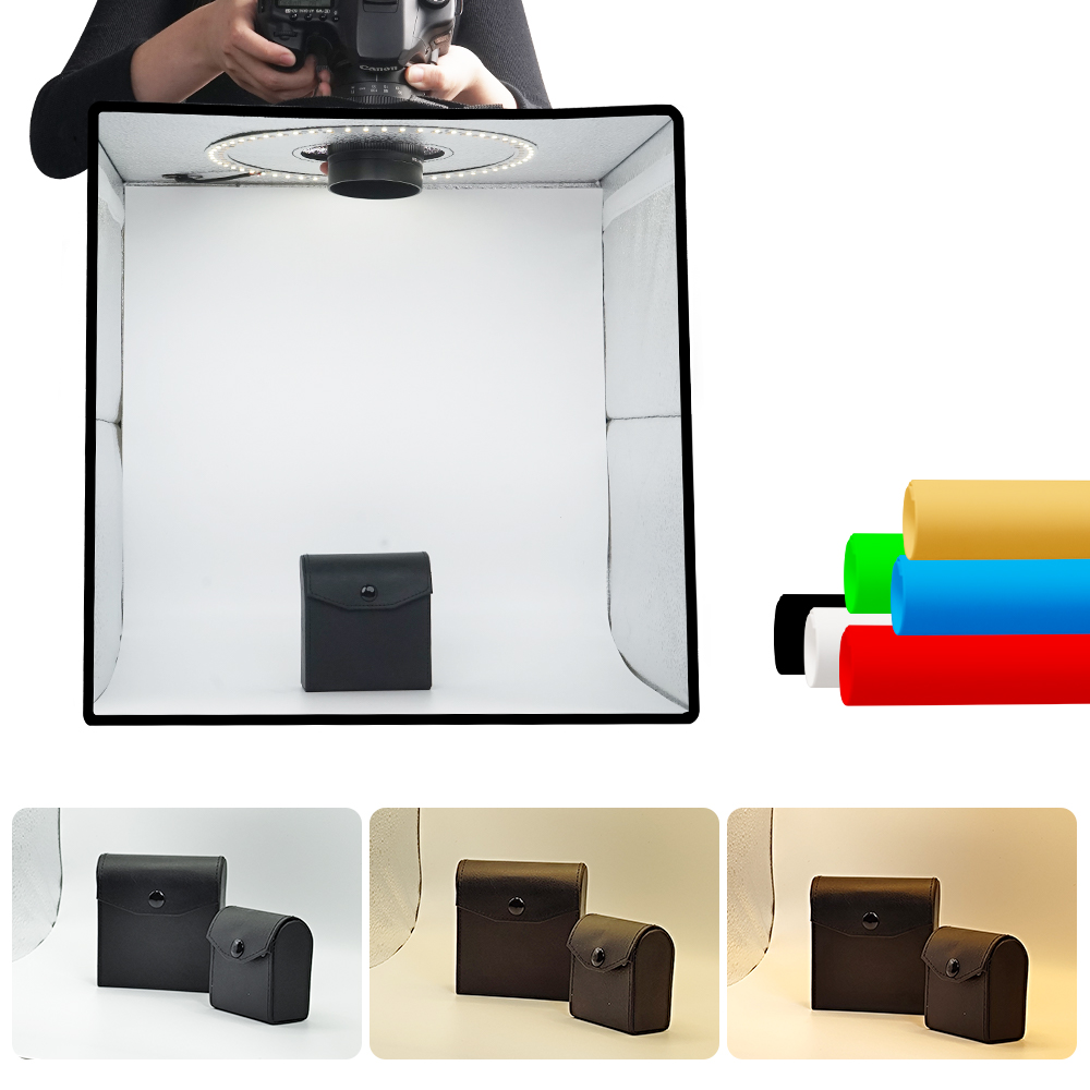 Photography Lighting Setup - Lightdow Dimmable Photo Box LED Light