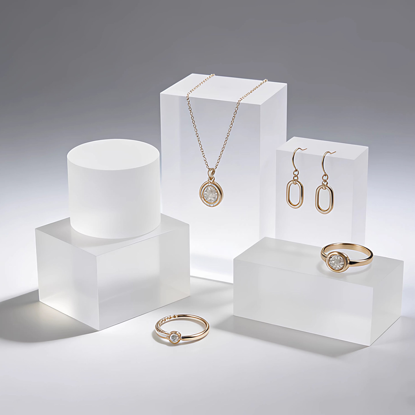 Photography Lighting Guides - Matte Frosted Acrylic Jewelry Display Base,