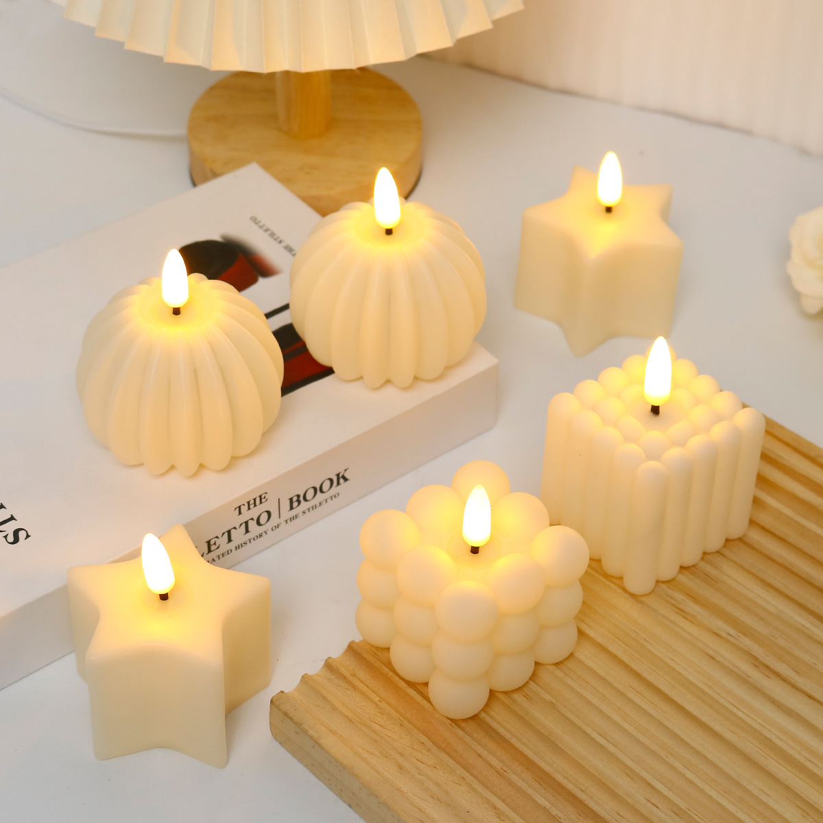 Led Candle  Cube for Wedding,  - Photography With Lighting ulasan dan harga