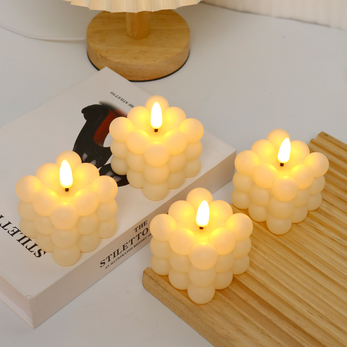 Led Candle  Cube for Wedding,  - Photography With Lighting ulasan dan harga