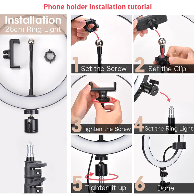 16/26/33cm Selfie Ring Light P - Photography Lighting Description ulasan dan harga