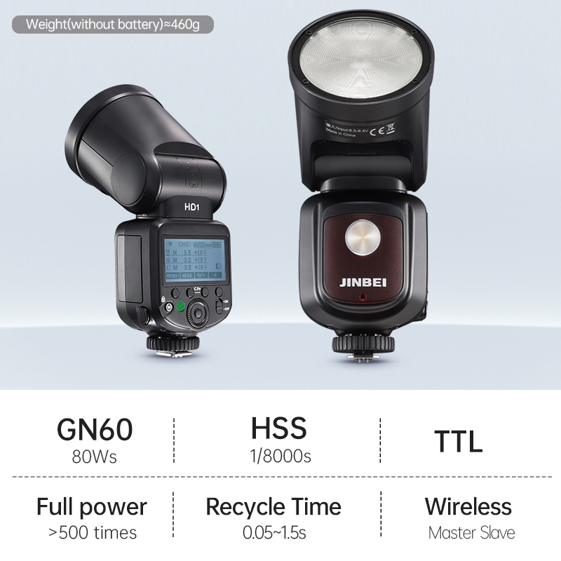 JINBEI HD-1Round-head HSS Spee - Photography With Lighting ulasan dan harga
