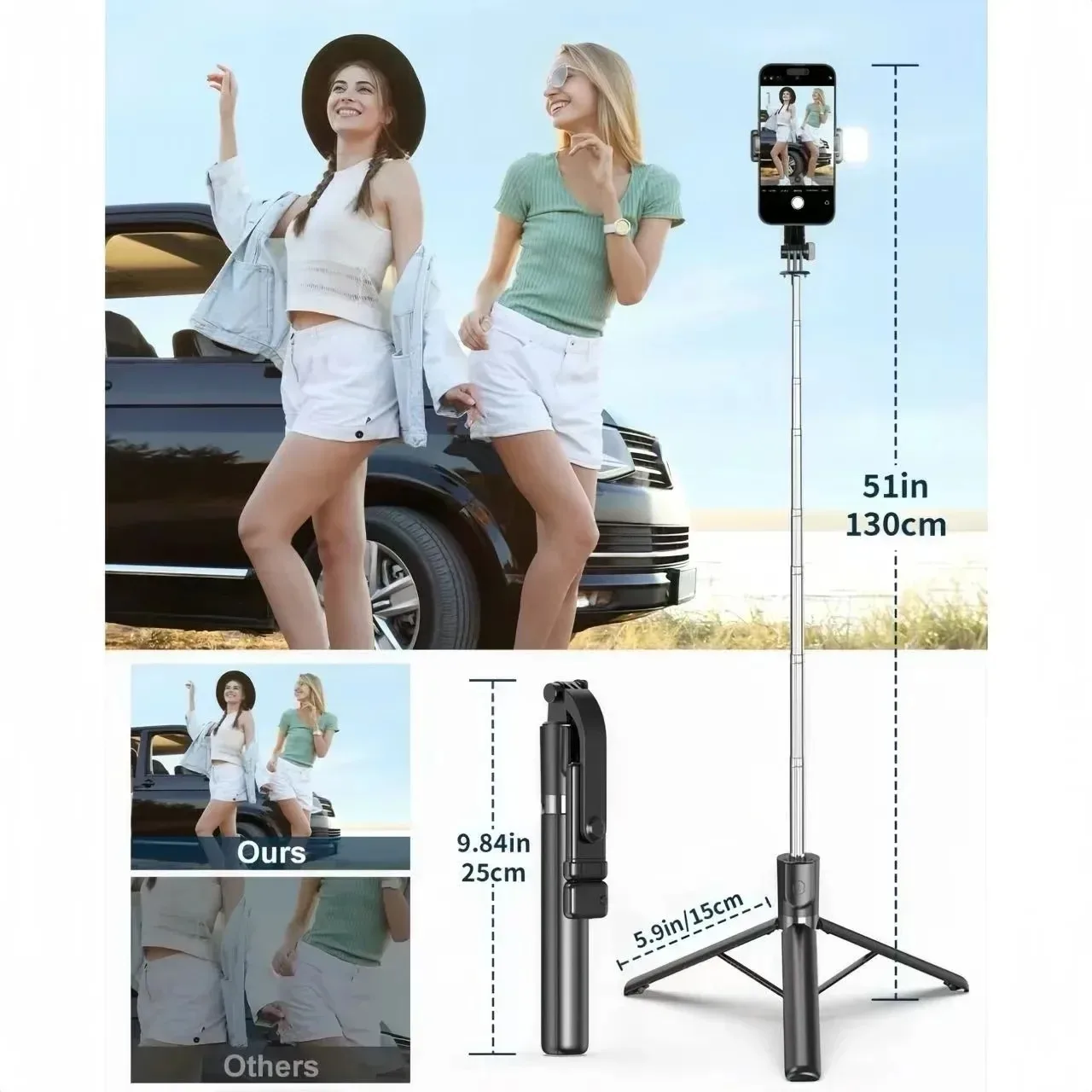 1.7M Portable Adjustable Fill  - Photography And Videography Lighting ulasan dan harga