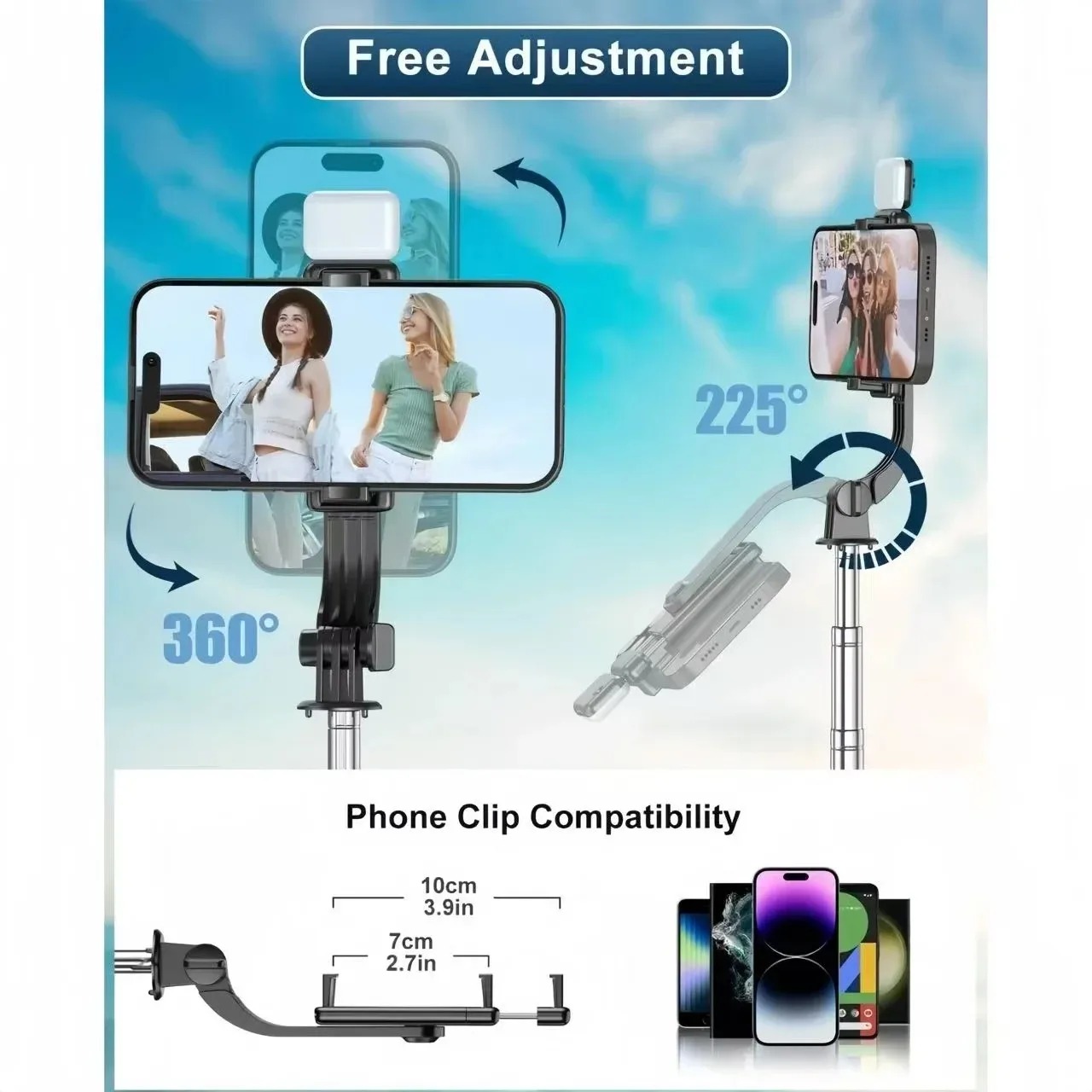 1.7M Portable Adjustable Fill  - Photography And Videography Lighting ulasan dan harga