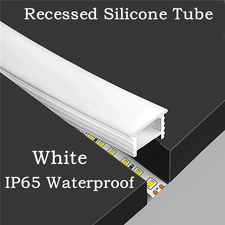 Recessed White Silicone Tube L - Diffusion Material Roll ulasan dan harga
