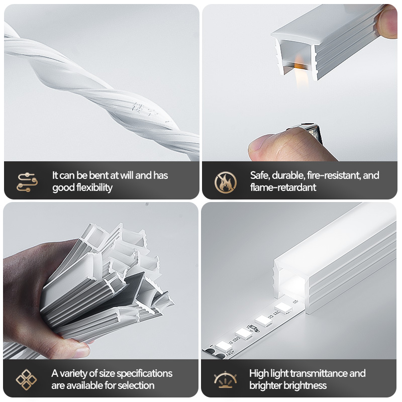 Flexible Silicone LED Channel  - Diffusion Material Roll ulasan dan harga