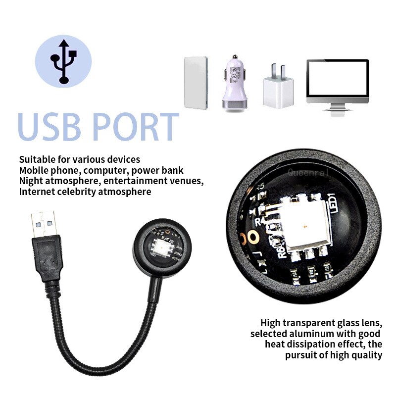 Colorful Gradient USB Sunset L - Photography Lighting Setup ulasan dan harga
