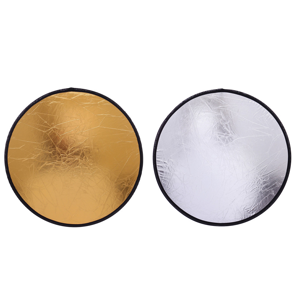 2Pcs Photography Reflector Sup - Reflector Disc Silver ulasan dan harga