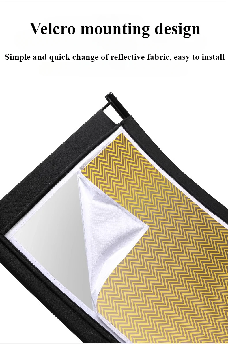 4-Color Cloth U-Type Reflector - Photography Types Of Lighting ulasan dan harga