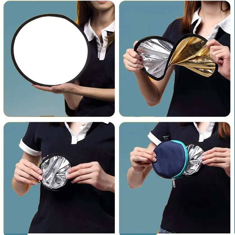 TENWISH Photography Mini Refle - Reflector Disc Silver ulasan dan harga