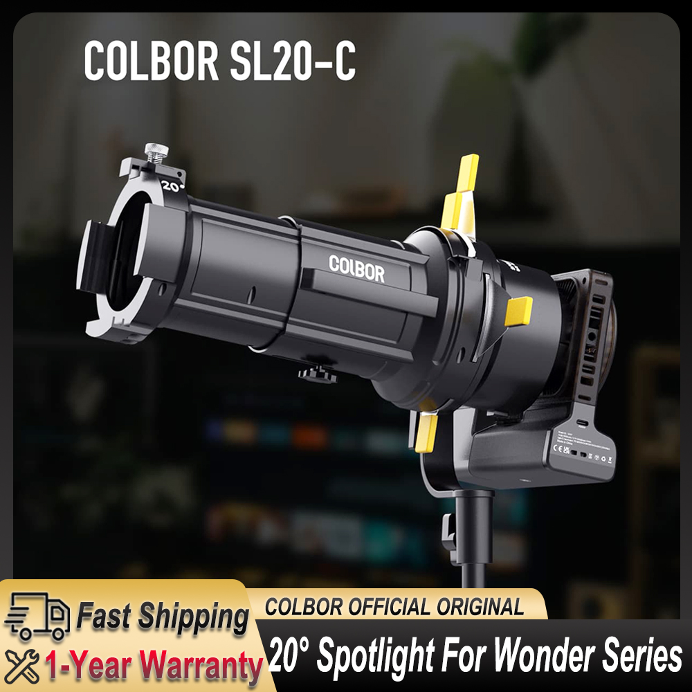 COLBOR SL20-C LED Spotlight Li - Photography Lighting Modifiers ulasan dan harga