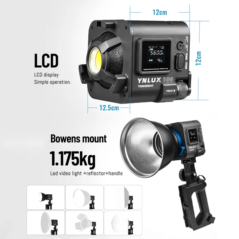 YONGNUO YNLUX100 100W 3200K-56 - Photography With Lighting ulasan dan harga