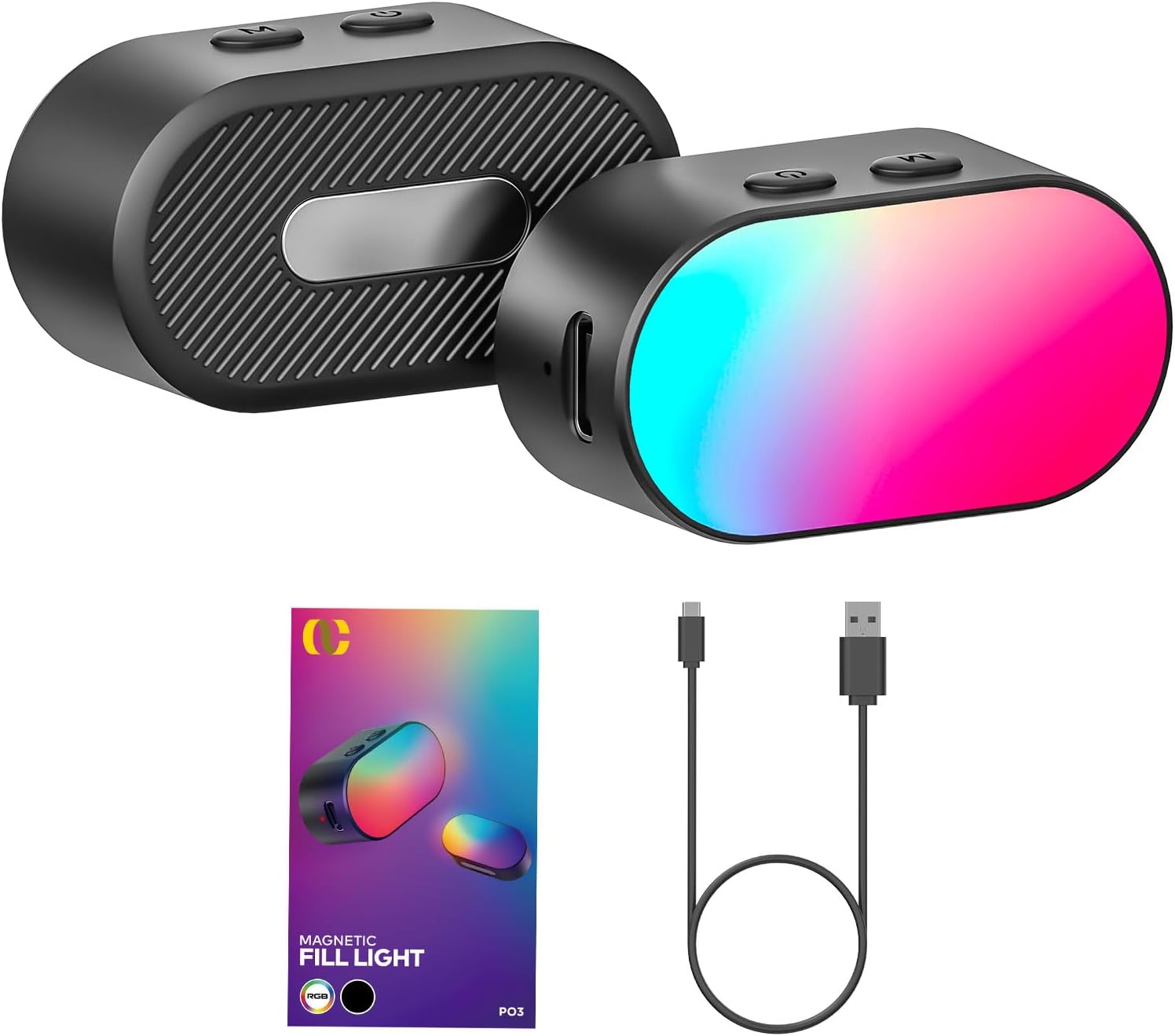 AOCHUAN Mini RGB Magnetic Fill - Photography Lighting Patterns ulasan dan harga