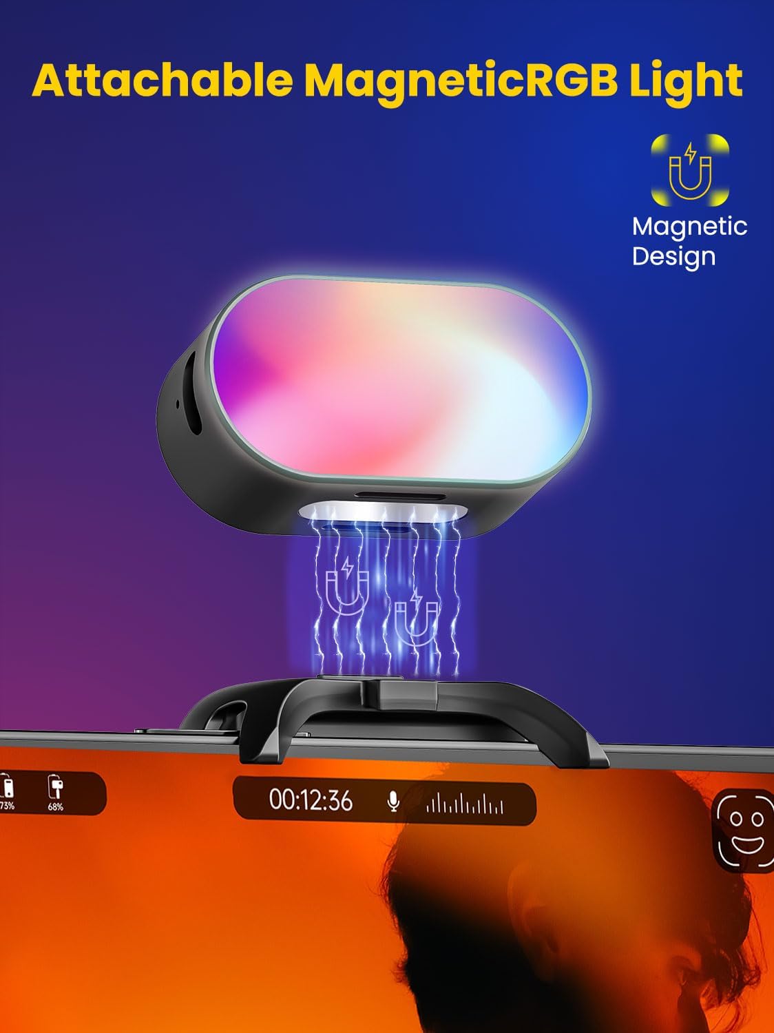 AOCHUAN Mini RGB Magnetic Fill - Photography Lighting Patterns ulasan dan harga