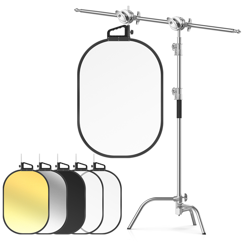 25*29in Light Reflector Stand  - Reflector Disc Silver ulasan dan harga