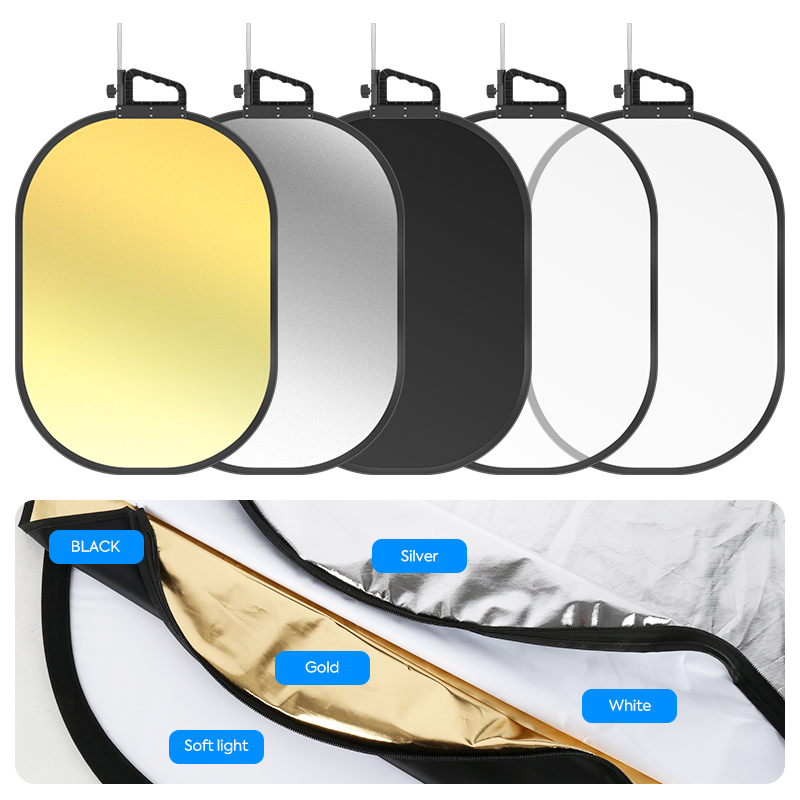 25*29in Light Reflector Stand  - Reflector Disc Silver ulasan dan harga