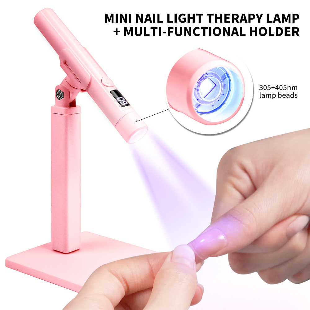 Portable Nail UV LED Lamp Rech - Photography Lighting Portrait ulasan dan harga