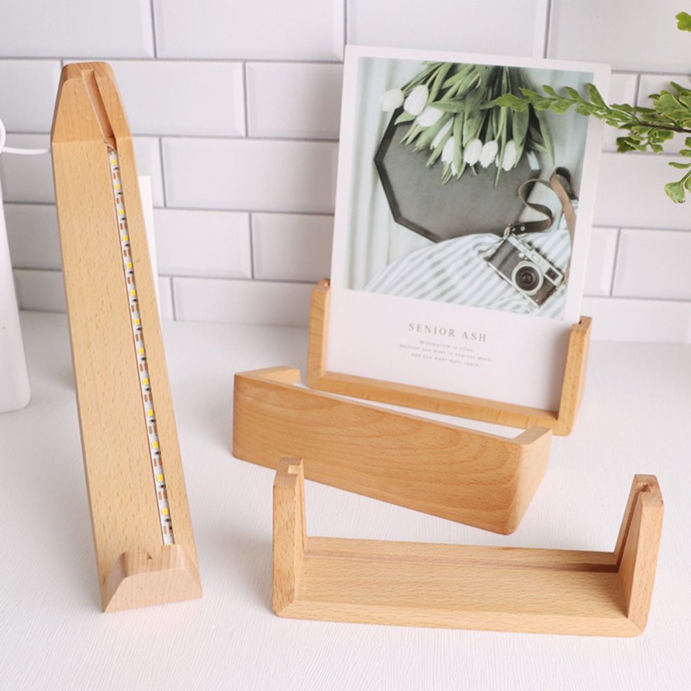 Warm Light Wooden Lighted Base - Photography Lighting Portrait ulasan dan harga