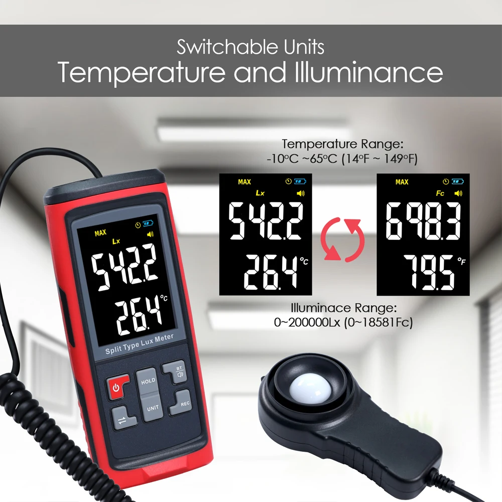 Digital Split Type Lux Light I - Photography Types Of Lighting ulasan dan harga