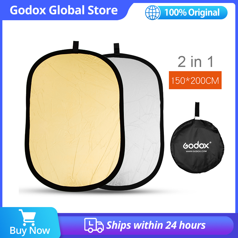 Godox 2in1 150x200cm Gold and  - Reflector Disc Silver ulasan dan harga