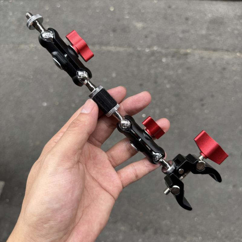 Camera Super Clamp with Double - Photography Lighting Position ulasan dan harga