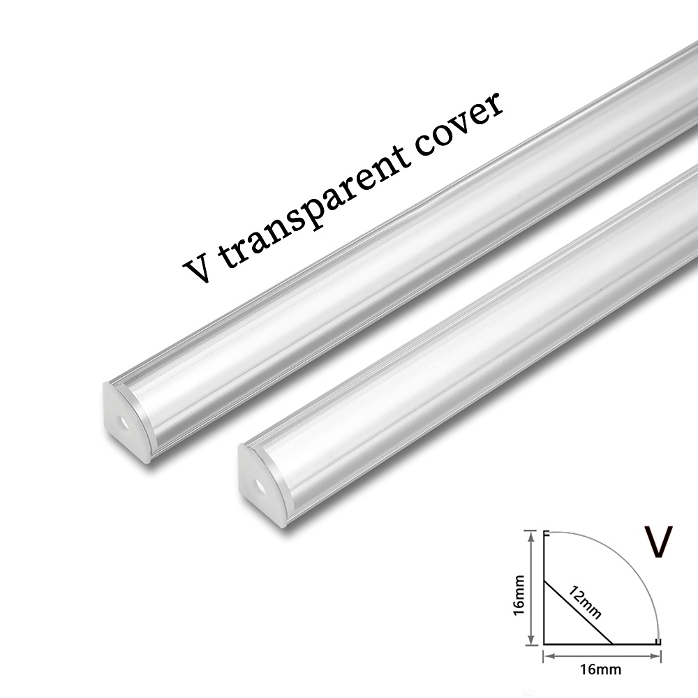 50cm Aluminium Channel for Led - Diffusion Material Roll ulasan dan harga