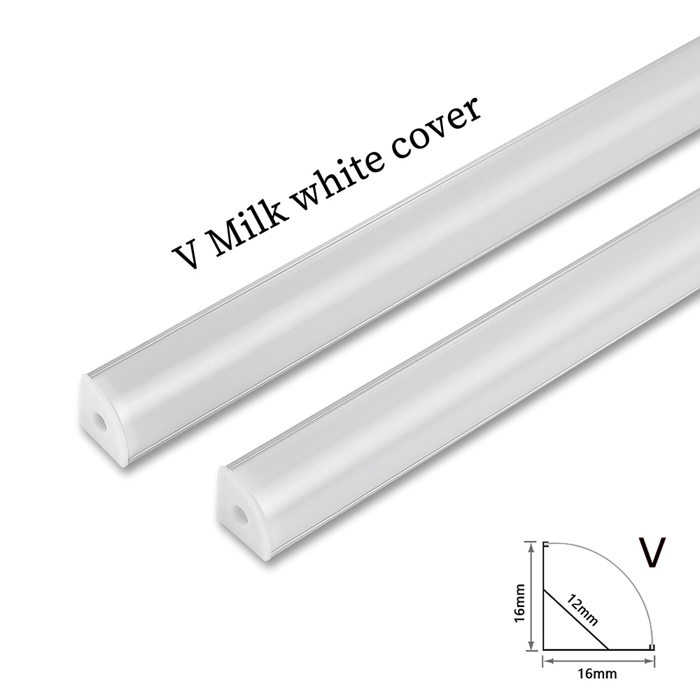 50cm Aluminium Channel for Led - Diffusion Material Roll ulasan dan harga