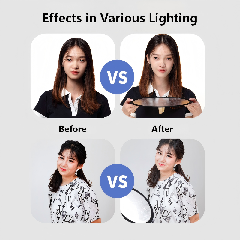 2-in-1 Dual Sided Gold Silver  - Photography Lighting Portrait ulasan dan harga