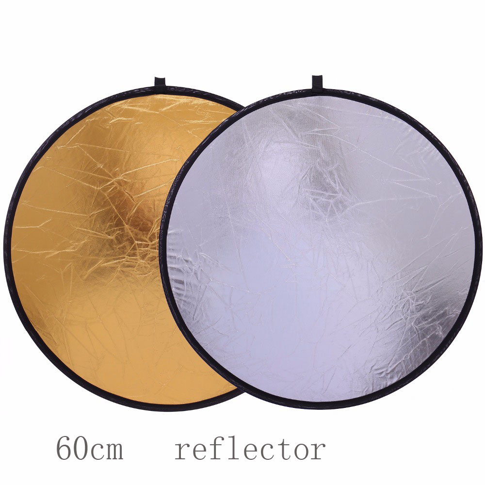 60cm 2in1 Handhold Multi Colla - Reflector Disc Silver ulasan dan harga