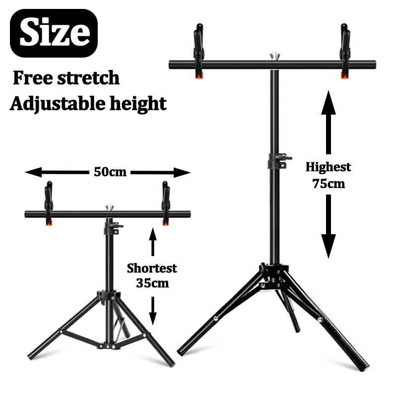 T-shaped Photography Backdrops - Photography Lighting Setup ulasan dan harga