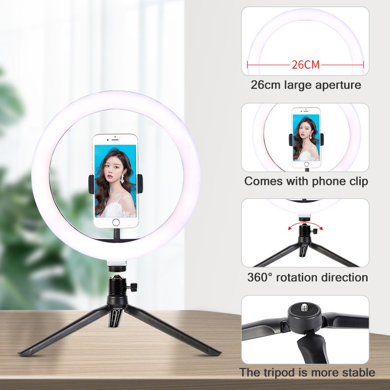 26cm 10 inch Led Ring Selfie L - Photography Lighting Description ulasan dan harga