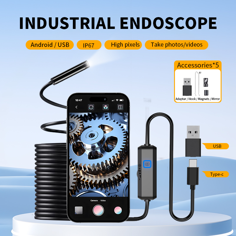 NEW USB Endoscope for OTG Andr - Macro Photography Led Lighting ulasan dan harga