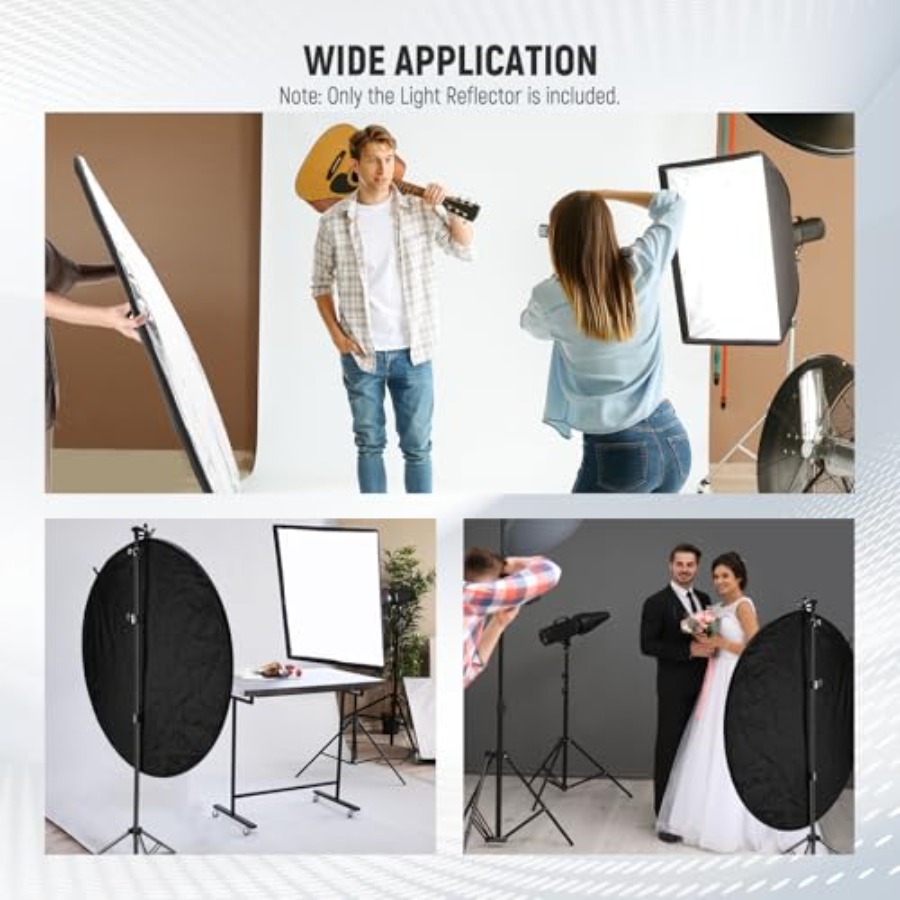 51 Inch/130 Centimeter Light R - Reflector Disc Silver ulasan dan harga