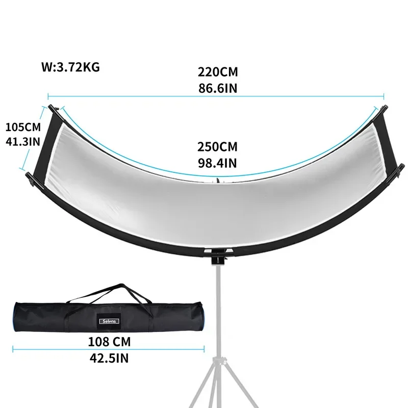 Selens 4-IN-1 U-typed 105x260c - Photography Types Of Lighting ulasan dan harga