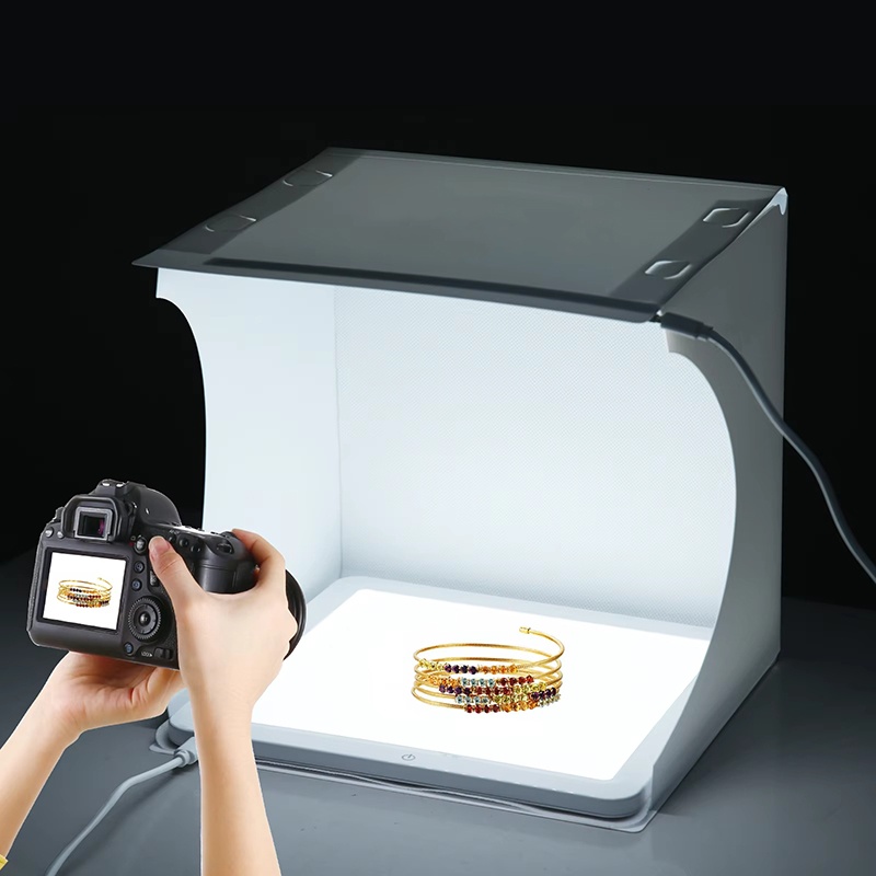 20cm Portable Photobox Photogr - Photography Lighting Setup ulasan dan harga