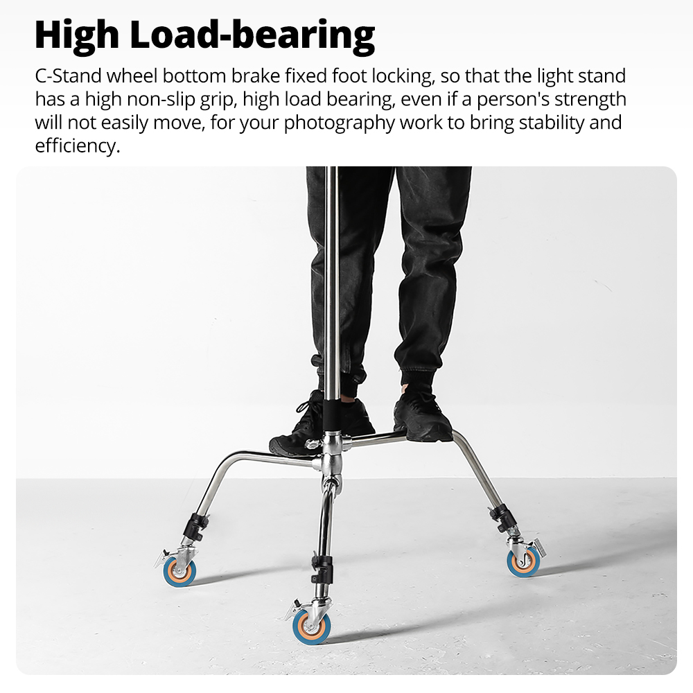 AMBITFUL 3Pcs C-Stand Swivel C - Photography Lighting Setup ulasan dan harga