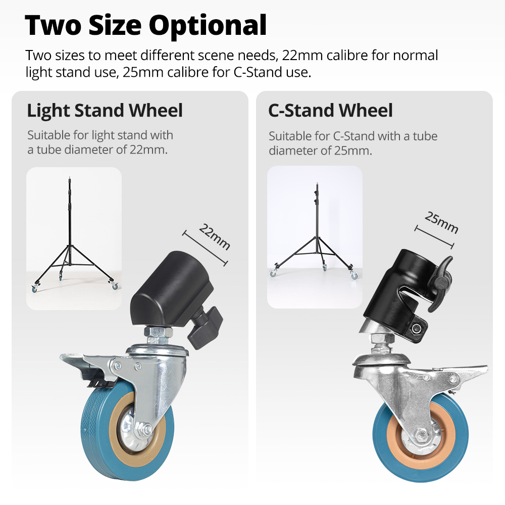 AMBITFUL 3Pcs C-Stand Swivel C - Photography Lighting Setup ulasan dan harga
