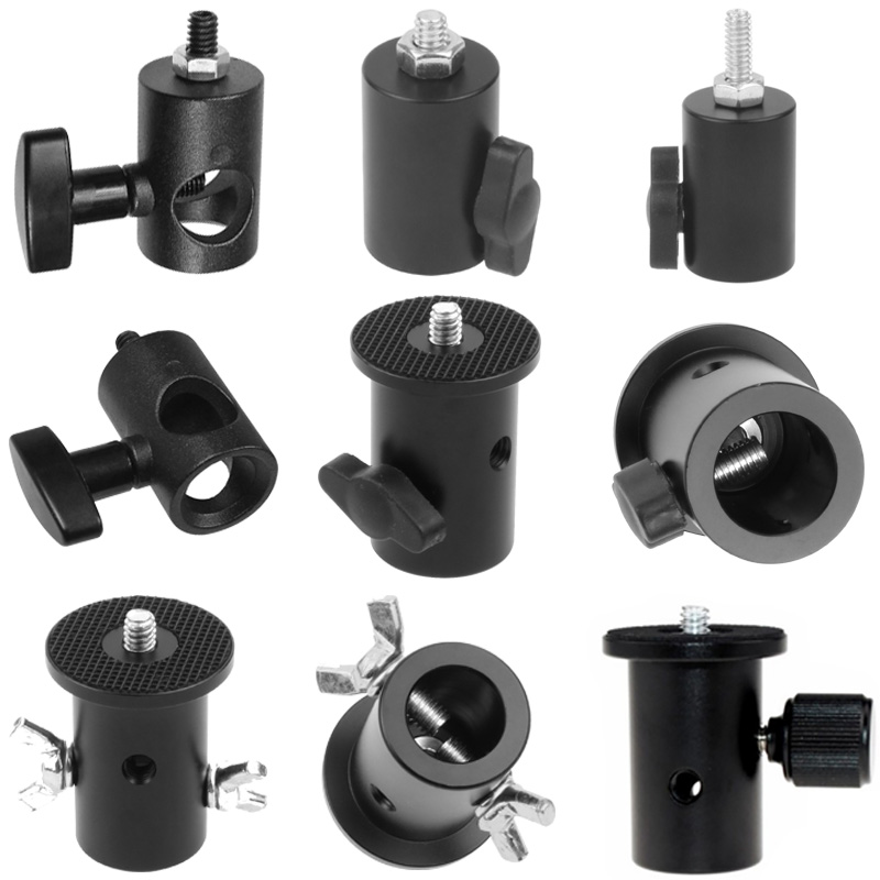 Tripod Light Stand Adapter 1/4 - Photography Lighting Description ulasan dan harga