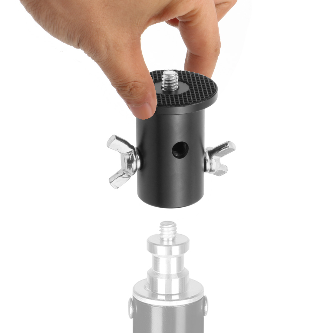 Tripod Light Stand Adapter 1/4 - Photography Lighting Description ulasan dan harga