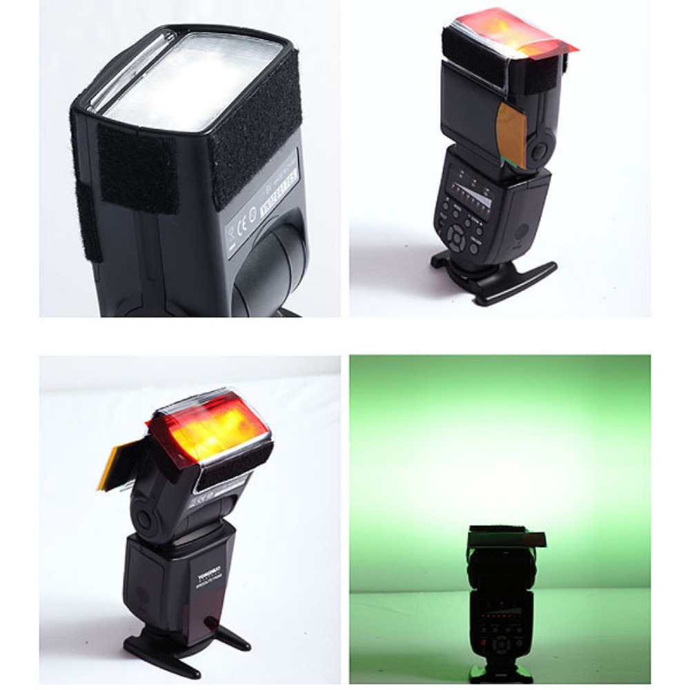 12 Colors Camera Flash Gels Li - Photography Lighting Portrait ulasan dan harga