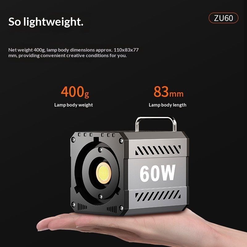 60W Mini COB LED Video Light P - Photography And Videography Lighting ulasan dan harga