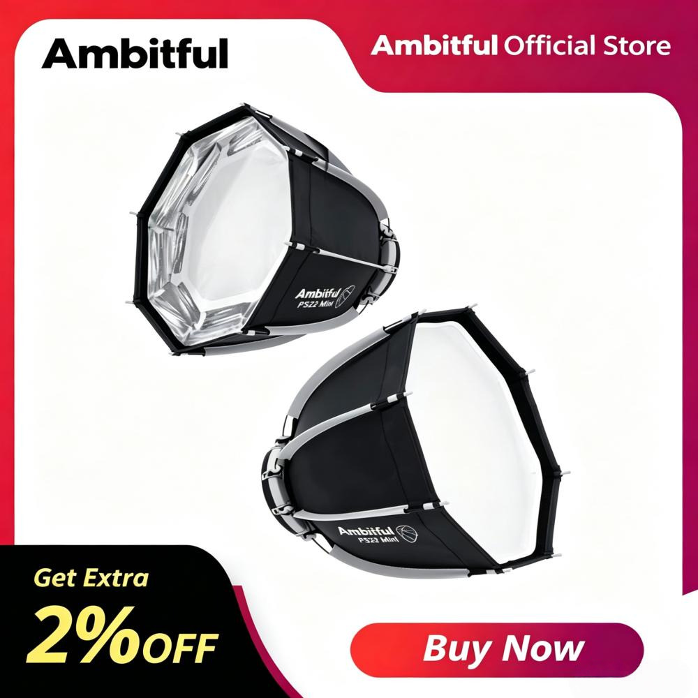 Ambitful PS22 PS30 Softbox Min - Photography And Videography Lighting ulasan dan harga