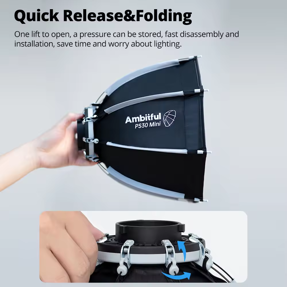 Ambitful PS22 PS30 Softbox Min - Photography And Videography Lighting ulasan dan harga