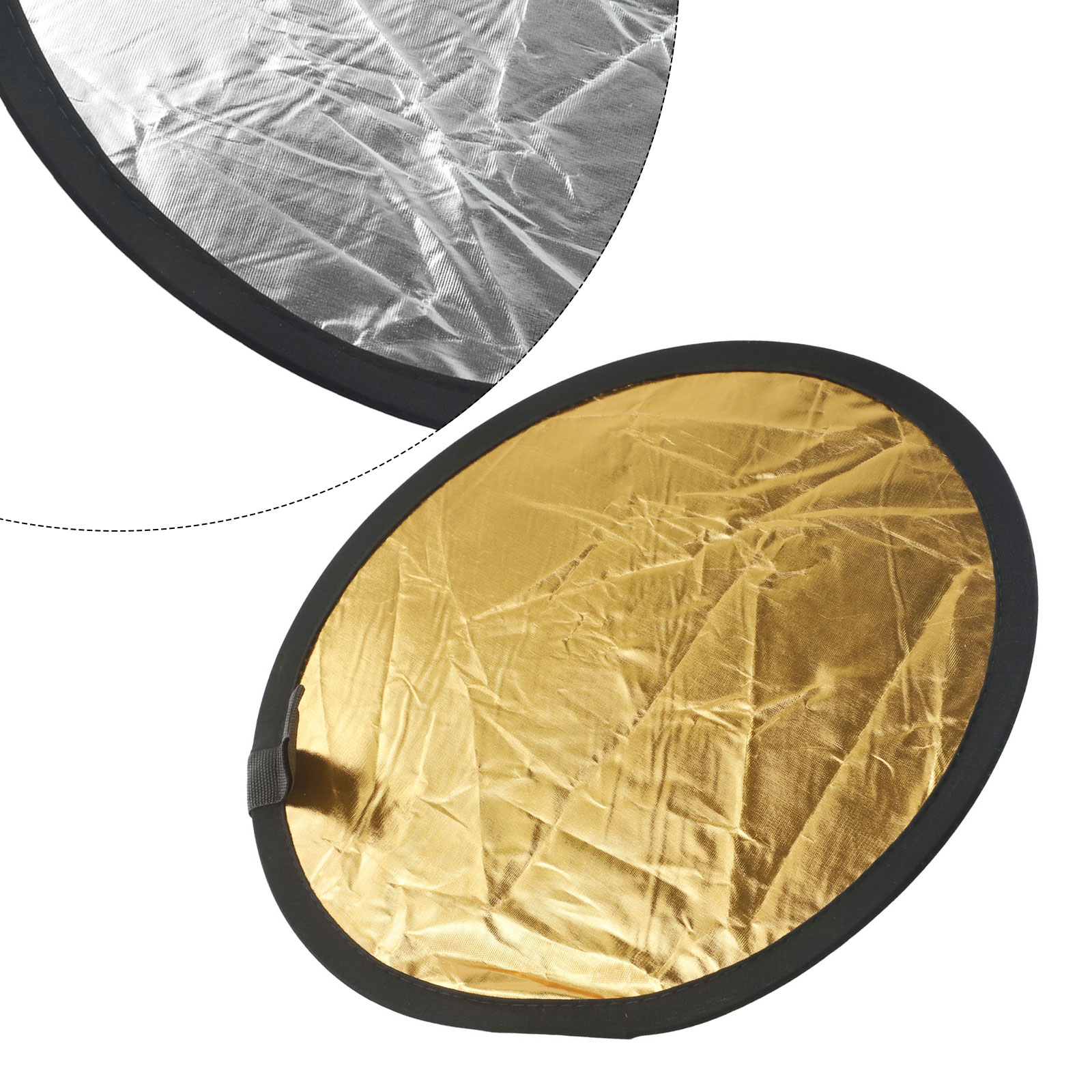 5-in-1 Handheld Photography Re - Reflector Disc Silver ulasan dan harga