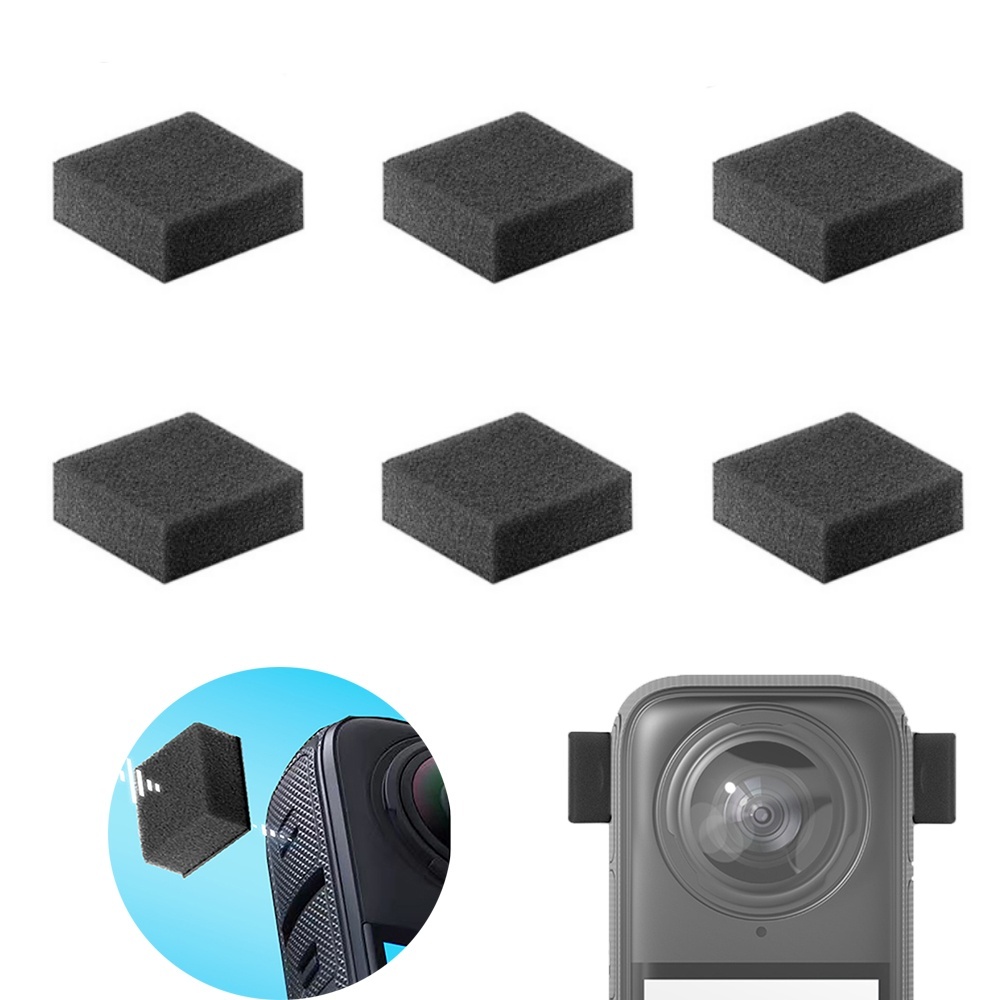6Pcs Mic Windscreen For Insta3 - Insta360 Camera X4 ulasan dan harga