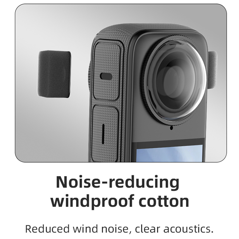 6Pcs Mic Windscreen For Insta3 - Insta360 Camera X4 ulasan dan harga