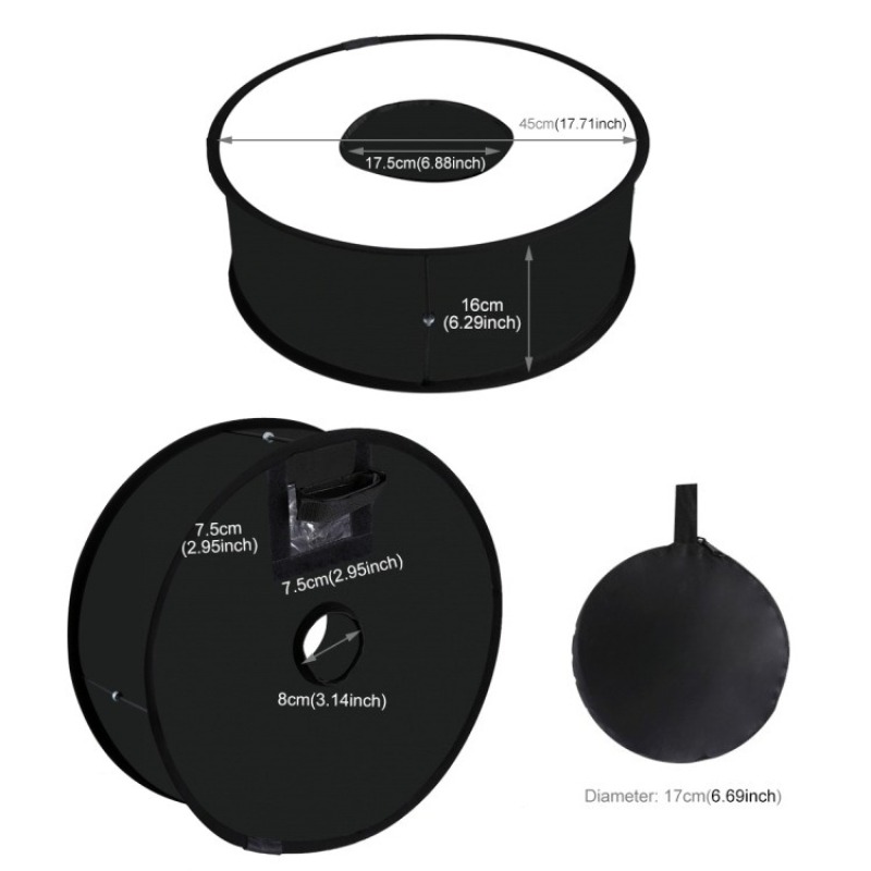 Foldable 45cm Ring‑flash Soft‑ - Photography Lighting Modifiers ulasan dan harga